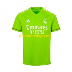 Camisola Real Madrid Guarda-redes Homem Equipamento Primeiro 2023-2024 Manga Curta